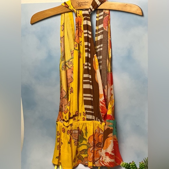 Free People NWOT Hot Tropic Tank in Mango Combo size M - Picture 6 of 13